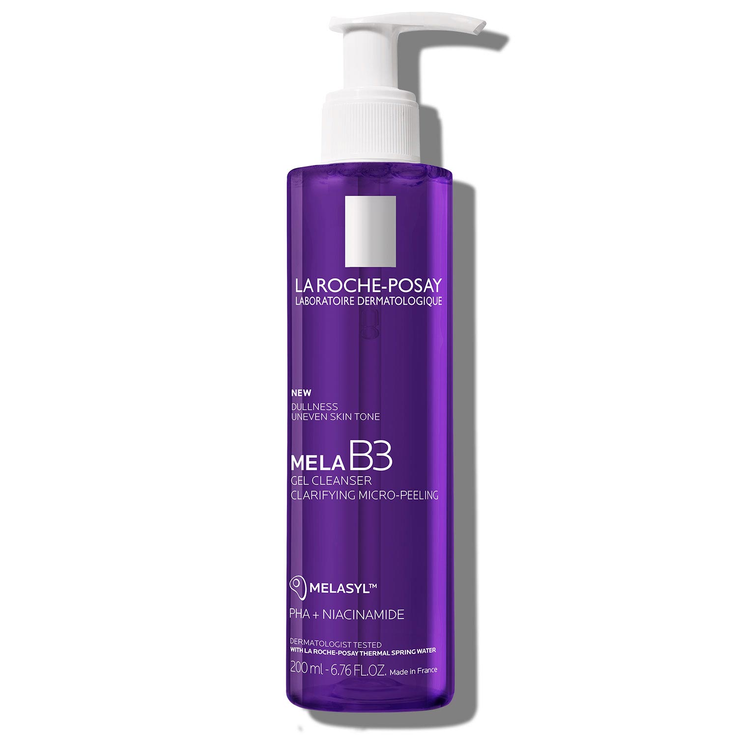 La Roche-posay Mela B3 Facial Gel Cleanser With Melasylâ¢ + Niacinamide In White